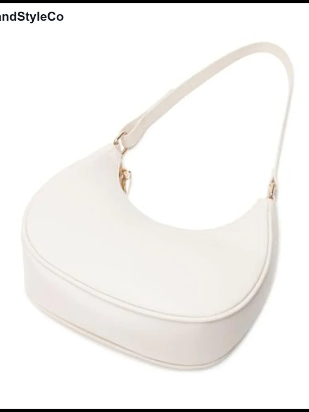 Cute Hobo Tote Handbag Underarm Purse Mini Clutch with Zipper PU Leather